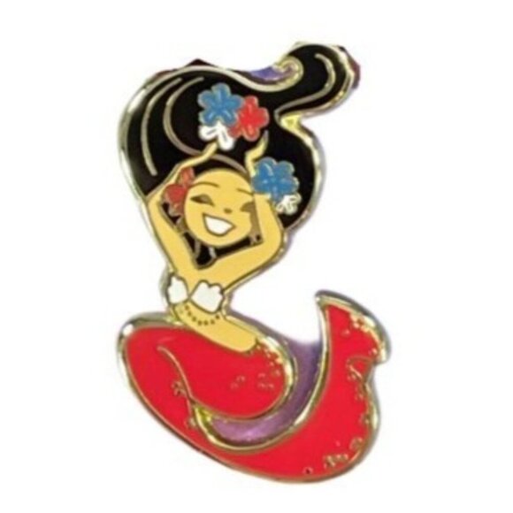 Alana Mermaid Lapel Pin Little Mermaid Sister Brooch Pin Accessories Jewelry - Picture 1 of 6